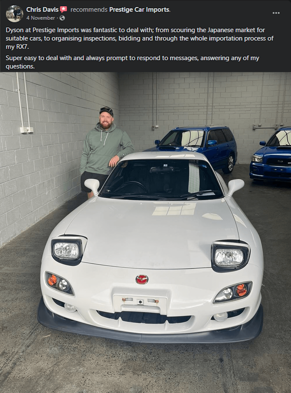 Chris review RX7