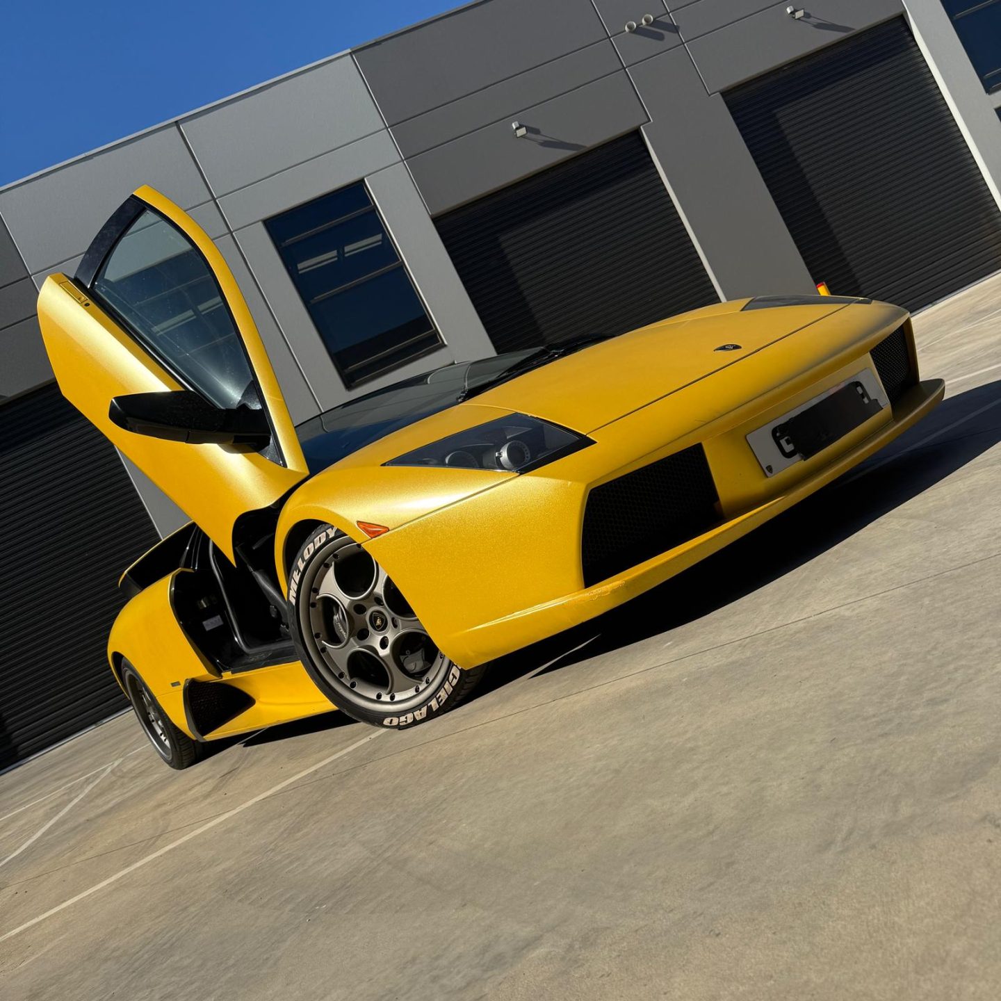 2002 gated-manual Lamborghini Murciélago imported by Prestige Car Imports
